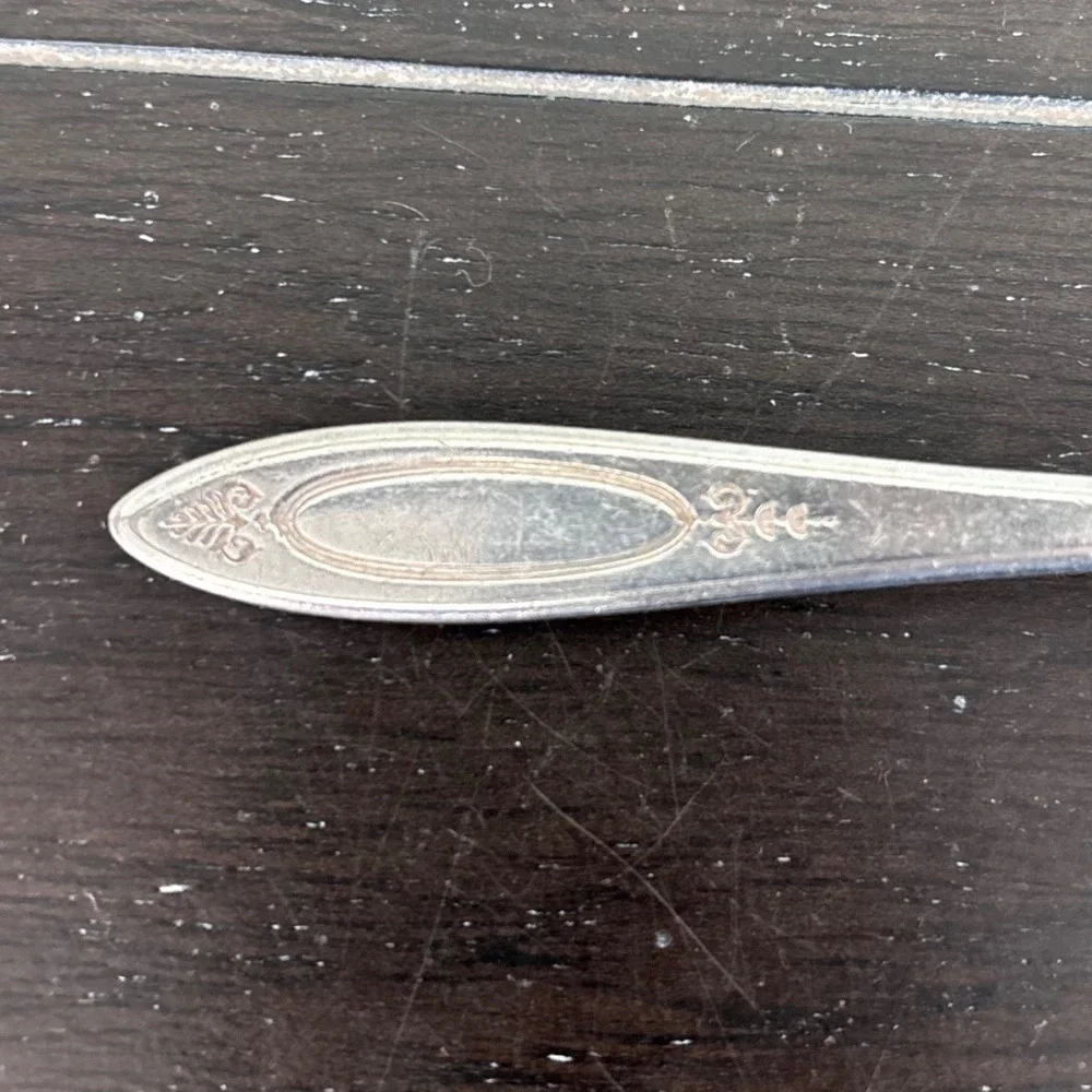 Vintage | Oneida Community Plate | 1917 ADAM‎ | Silverplate Place Oval Spoon